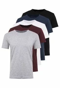 Pier One 5 Pack - Basic T-Shirt - Mottled Bordeaux/White 12 Pier One 5 Pack - Basic T-Shirt - Mottled Bordeaux/White -Pier One Shop f3311ca65bb04406b4483c68855855c6