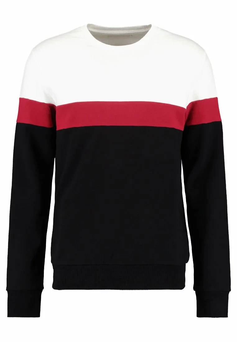 Pier One Sweatshirt - White/Black 5 Pier One Sweatshirt - White/Black - Image 5
