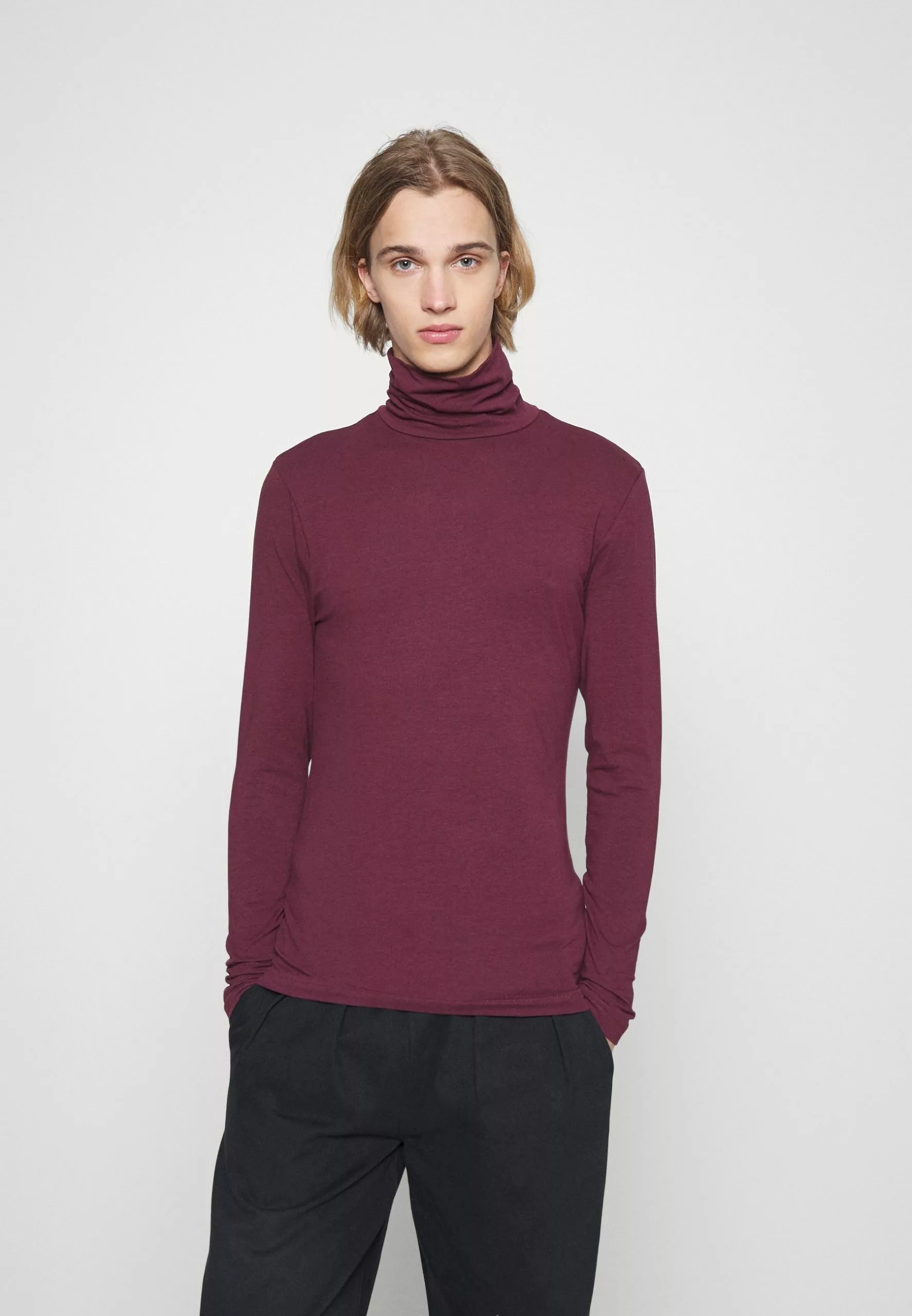 Pier One 2 Pack - Long Sleeved Top - Bordeaux/Dark Blue 2 Pier One 2 Pack - Long Sleeved Top - Bordeaux/Dark Blue - Image 2