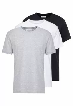 Pier One 3 Pack - Basic T-Shirt - White/Black/Light Grey 12 Pier One 3 Pack - Basic T-Shirt - White/Black/Light Grey -Pier One Shop f785e71fb58e4e639608a247ef343f6c