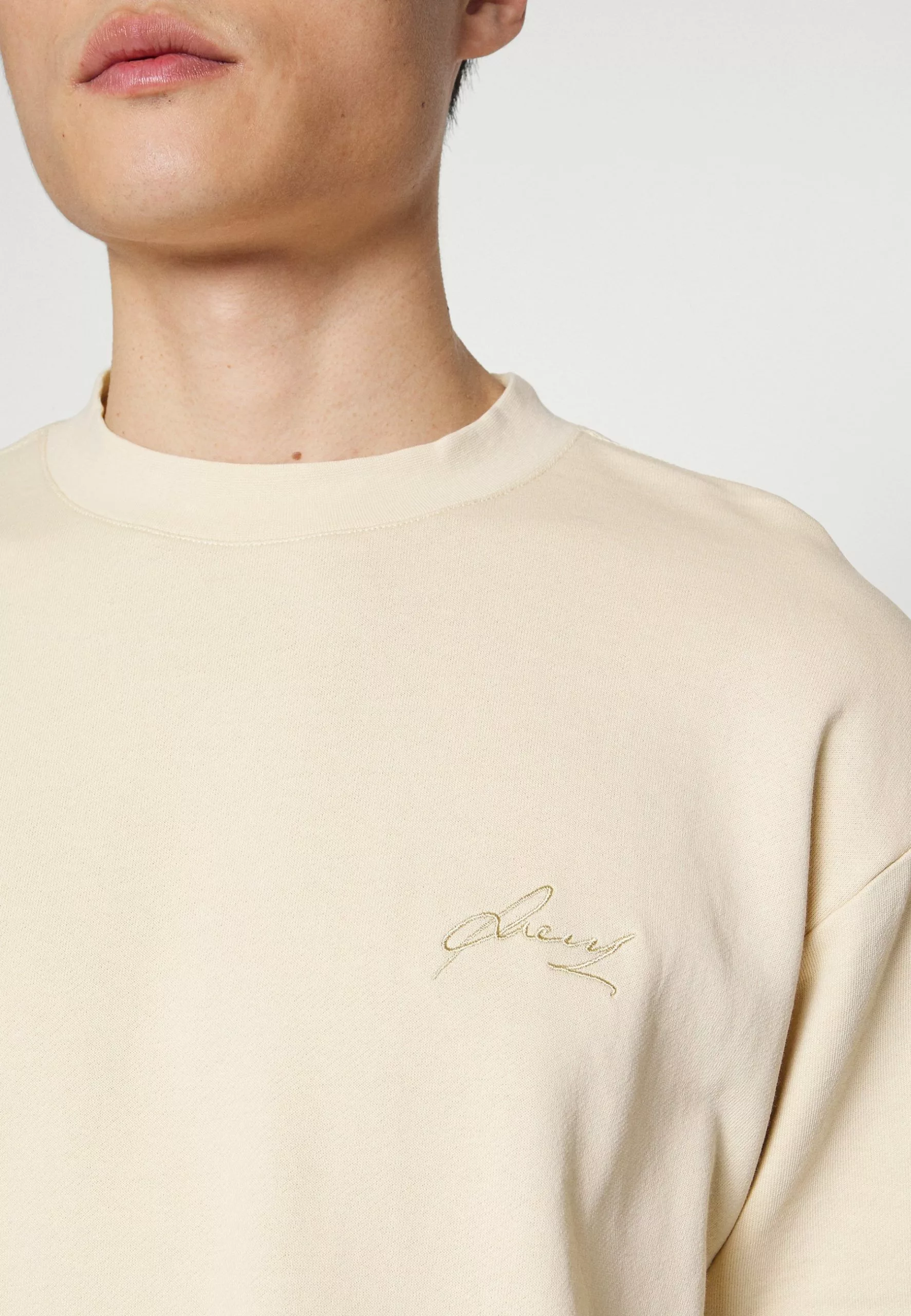 Pier One Short Sleeve Sweatshirt - Basic T-Shirt - Tan 5 Pier One Short Sleeve Sweatshirt - Basic T-Shirt - Tan - Image 5