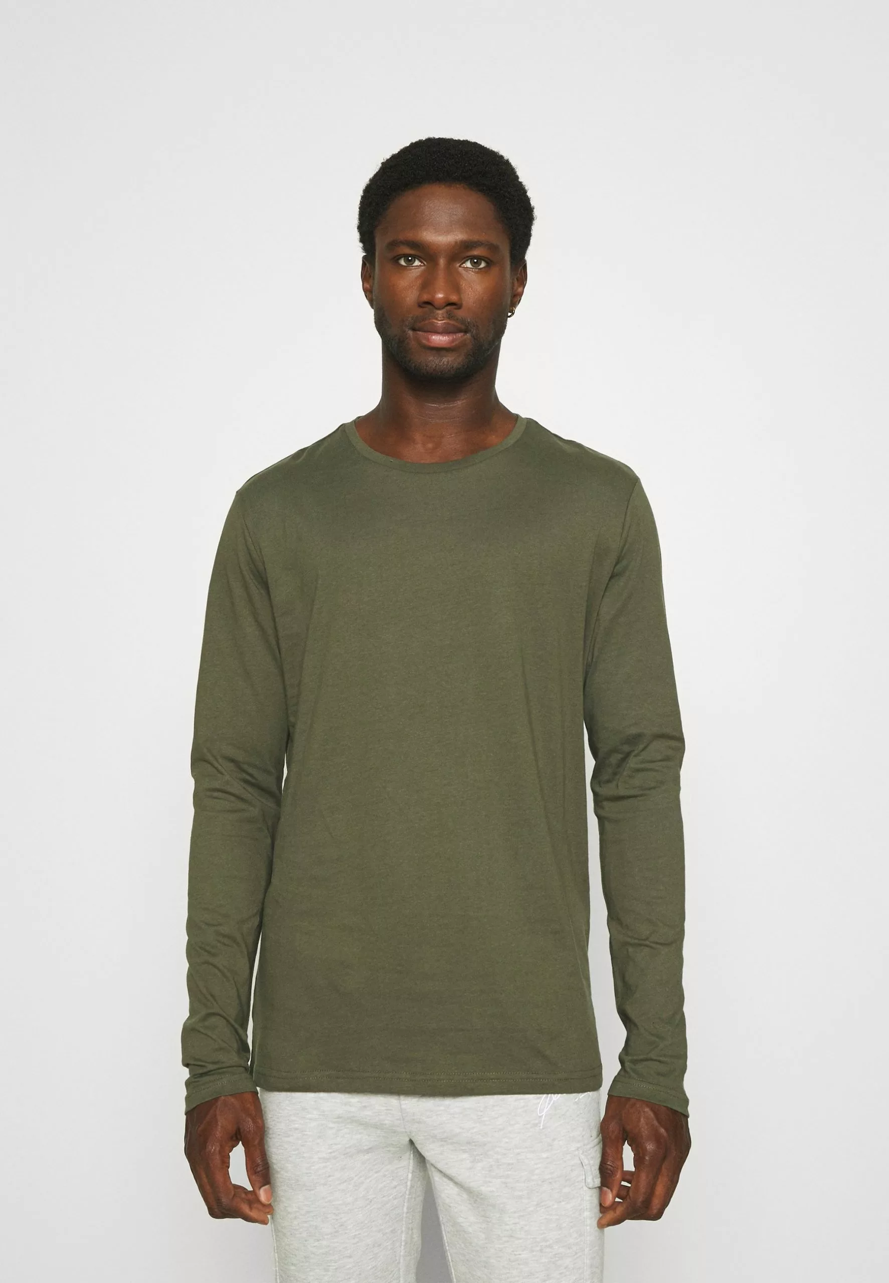 Pier One 2 Pack - Long Sleeved Top - Olive/Dark Blue 4 Pier One 2 Pack - Long Sleeved Top - Olive/Dark Blue - Image 4