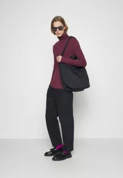 Pier One 2 Pack - Long Sleeved Top - Bordeaux/Dark Blue