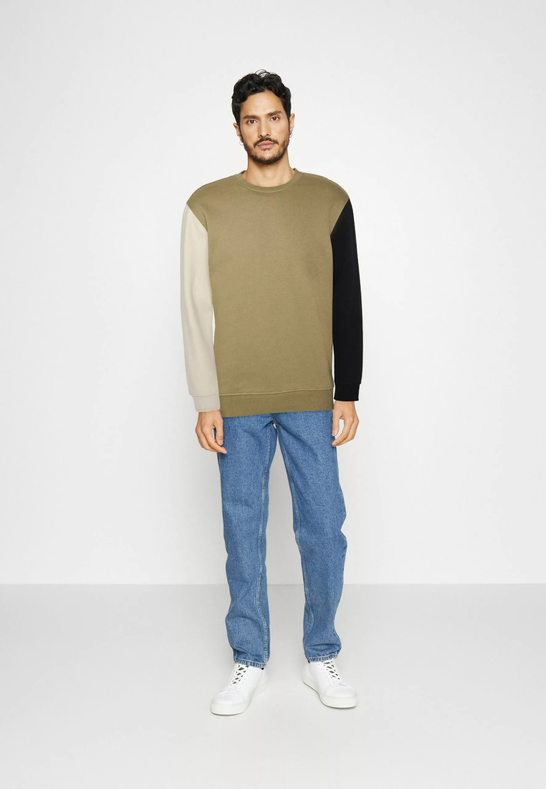 Pier One Sweatshirt - Black/Brown/Grey 2 Pier One Sweatshirt - Black/Brown/Grey - Image 2