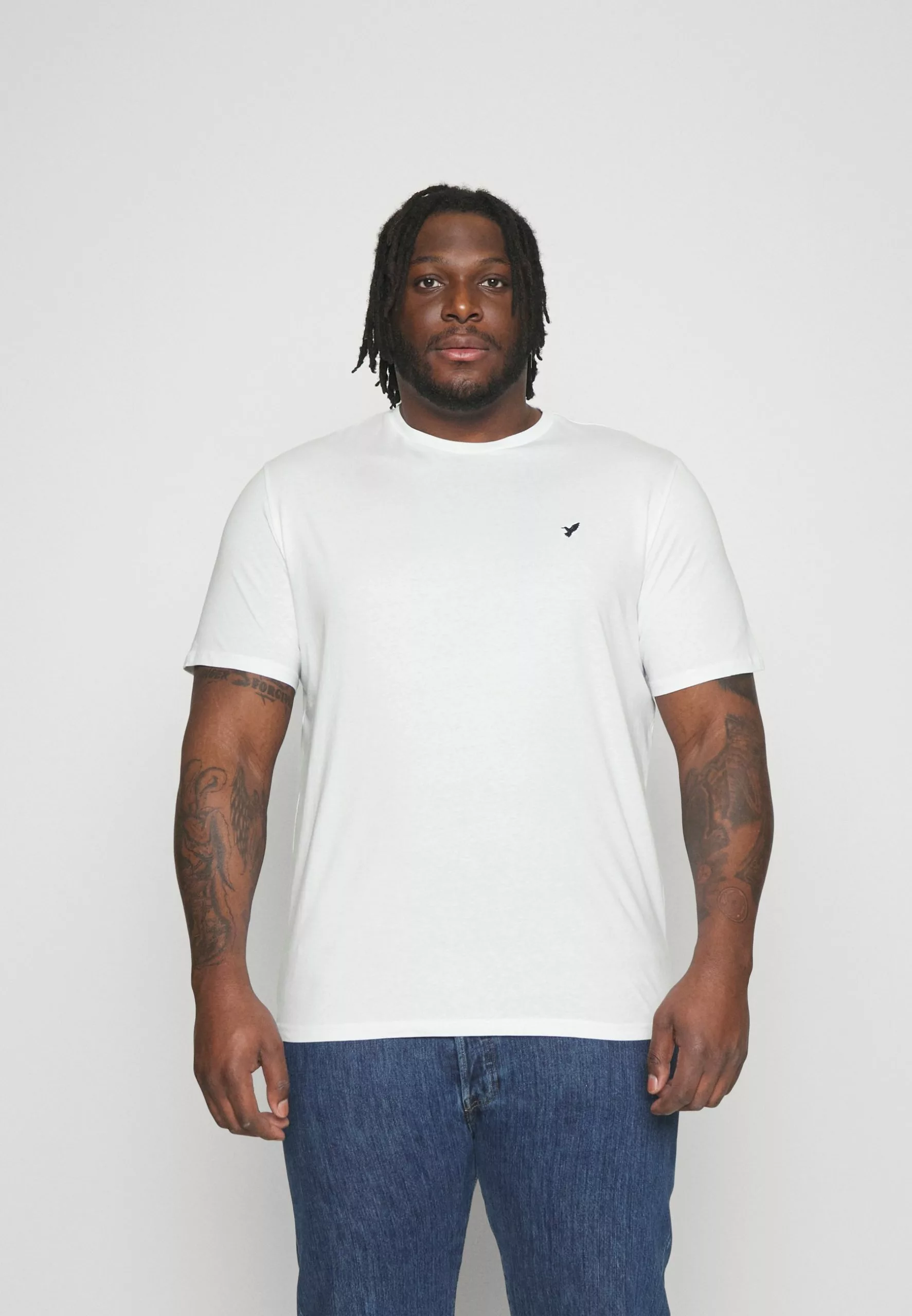 Pier One 2 Pack - Basic T-Shirt - Dark Blue/White 3 Pier One 2 Pack - Basic T-Shirt - Dark Blue/White - Image 3